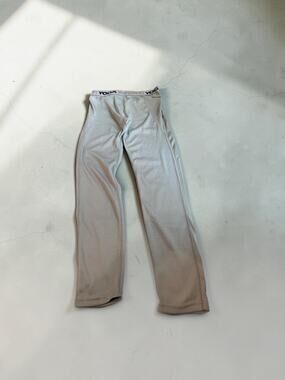 Yoga Sport Womens Medium Light Gray Yoga Pants Leggings Pockets